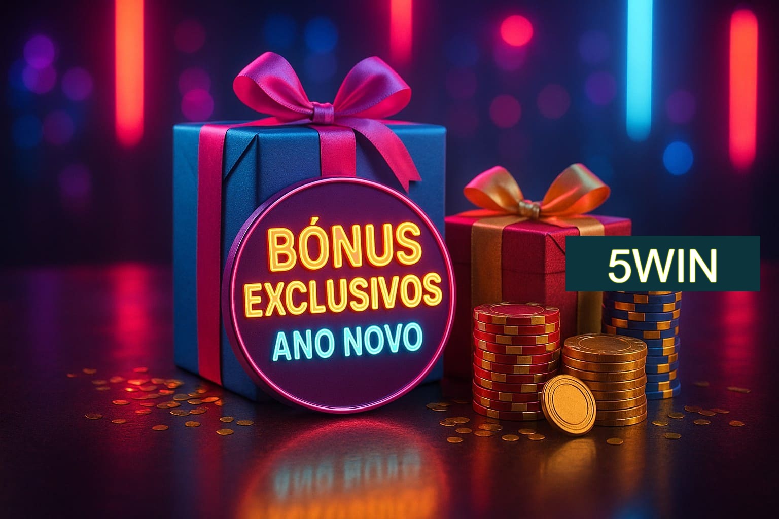 Promoções de Ano Novo no 5WIN